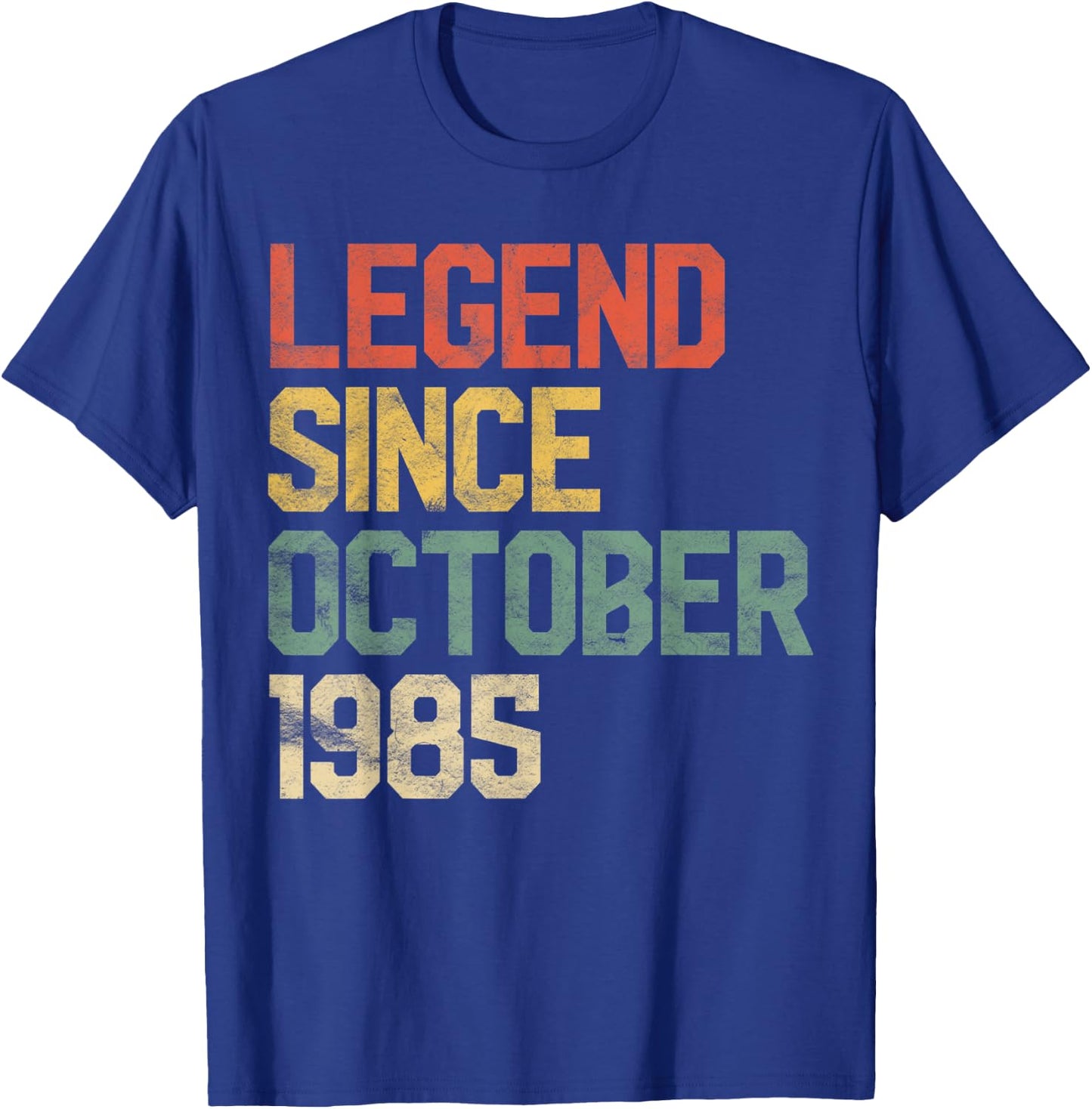Legend Since October 1985 35th Birthday Gift 35 Year Old T-Shirt - T-Shirt | Royal