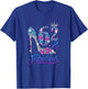 62 and Fabulous Stepping into my 62nd Birthday Gift Women's T-Shirt - T-Shirt | Royal