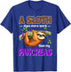 A Sloth Does More Work Than My Pancreas Diabete T-Shirt - T-Shirt | Royal