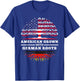 American Grown with German Roots Family Heritage Germany Small T-Shirt - T-Shirt | Royal