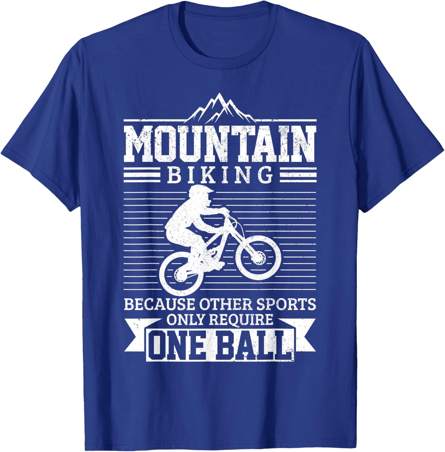 Mountain Bike MTB Downhill Freeride Mountain Biker Gift T-Shirt - T-Shirt | Royal