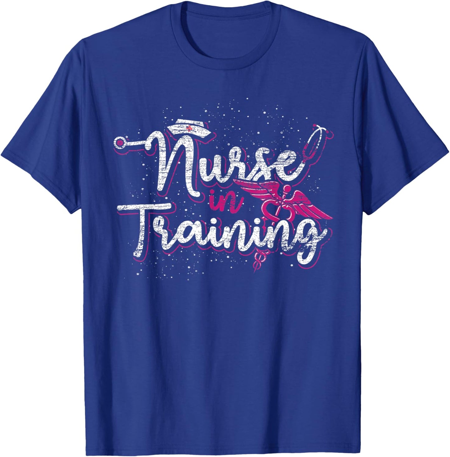 Nurse In Training Caduceus Stethoscope Future Medical Nurse T-Shirt - T-Shirt | Royal