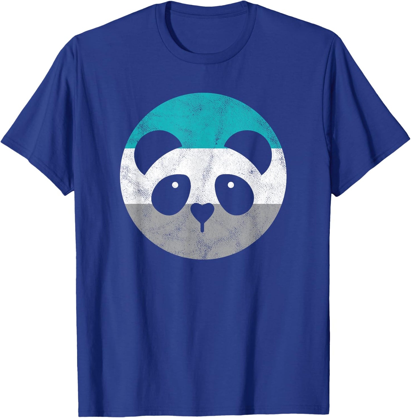 Panda Face Retro Gift or Boys T-Shirt - T-Shirt | Royal