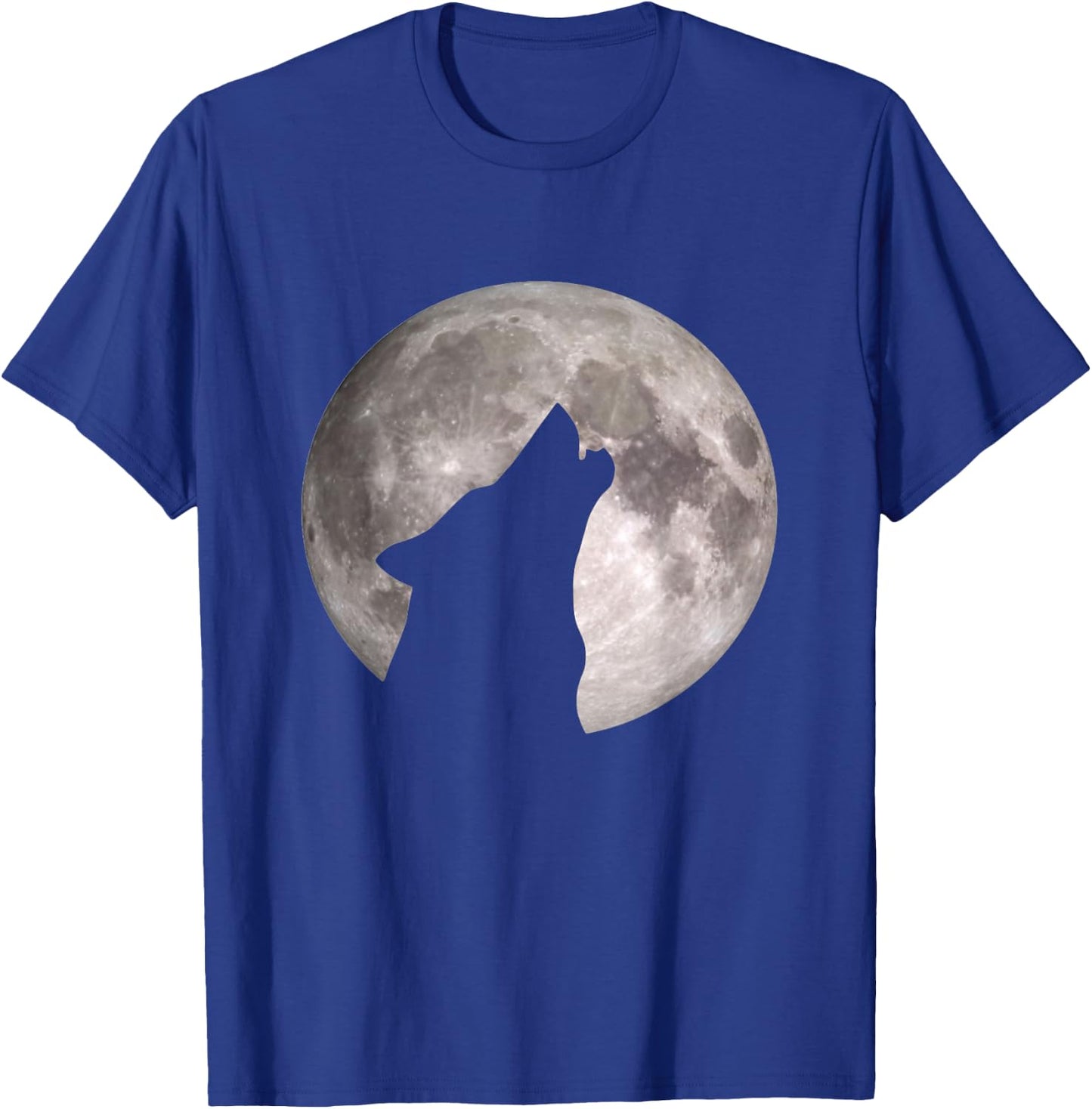 Wolf Howls At The Moon T-Shirt - T-Shirt | Royal