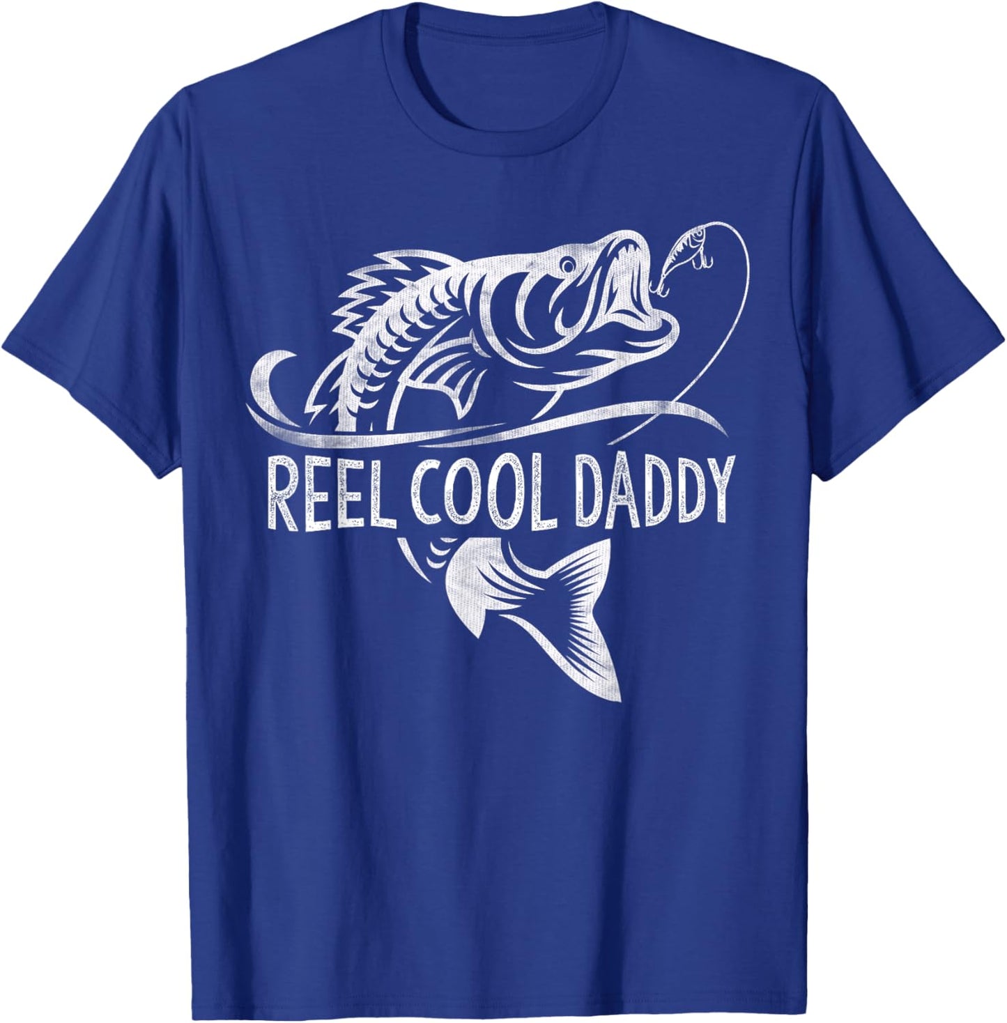 Reel Cool Daddy Fishing Gifts Daddy Father's Day T-Shirt - T-Shirt | Royal