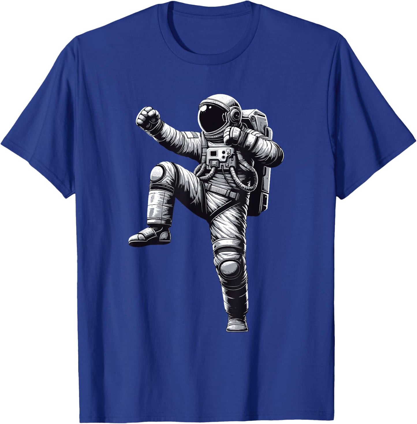 Muay Thai Astronaut | Kickboxing, Karate, Thai Boxing T-Shirt - T-Shirt | Royal