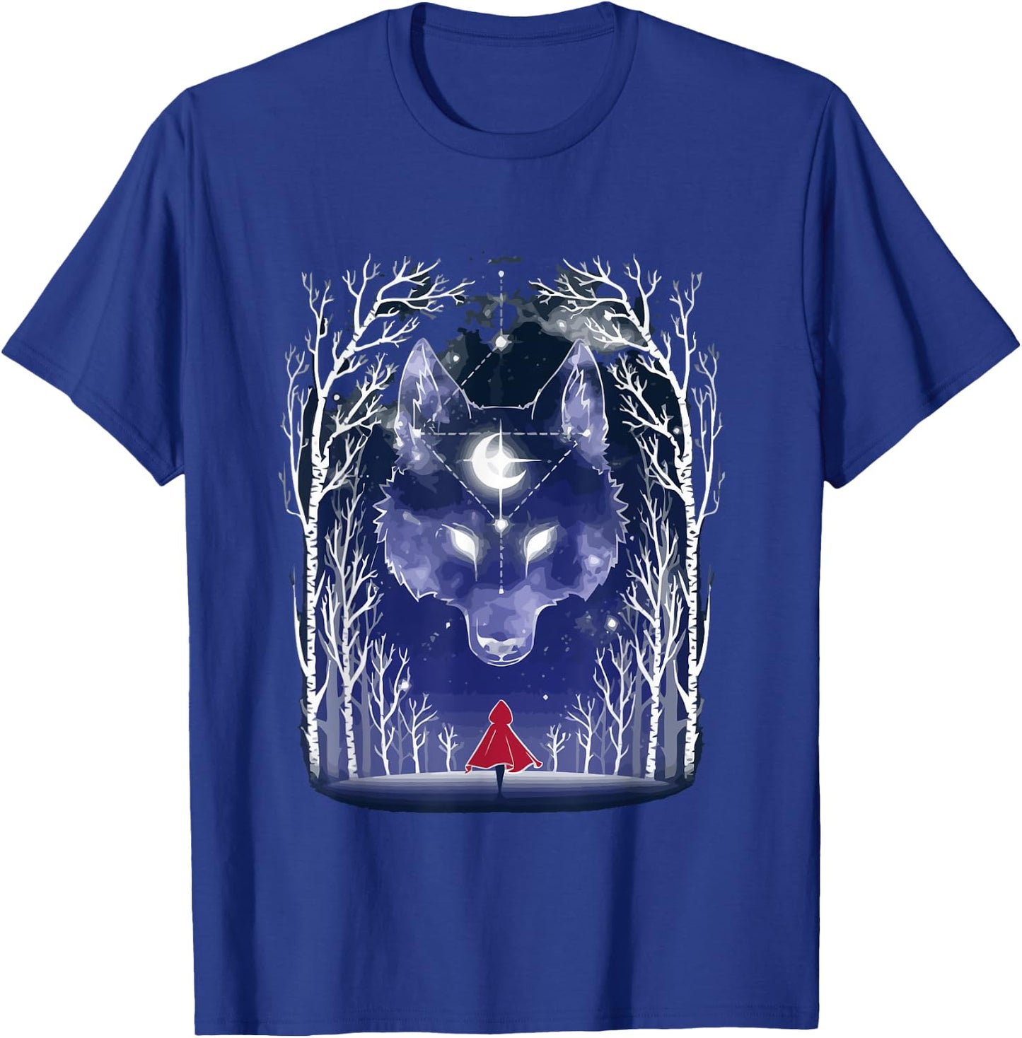 Vintage Fairytales Bad Wolf and Little Red Riding Hood T-Shirt - T-Shirt | Royal