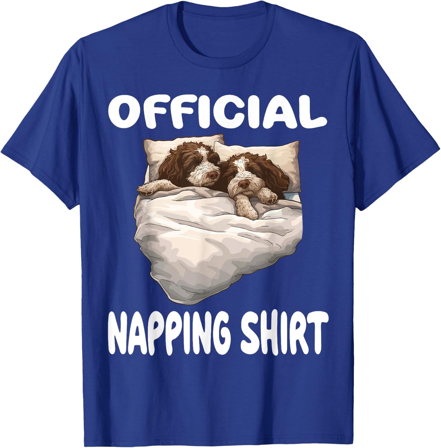 Lagotto Romagnolo Dog Official Napping shirt Pajamas Women Kids T-Shirt - T-Shirt | Royal