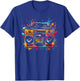 Ghetto Blaster Hip Hop 80's 90's Street Gangster Rap Lover T-Shirt - T-Shirt | Royal