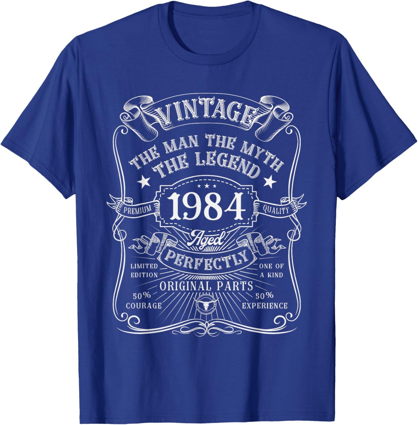 41 Years Old Gift Vintage 1984 Man Myth Legend 41th Birthday T-Shirt - T-Shirt | Royal