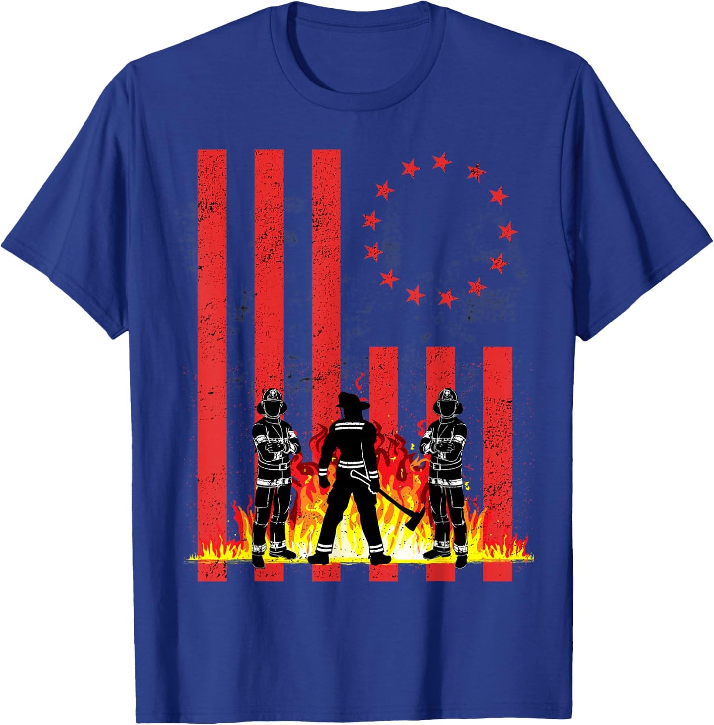 Rush tunnel to tower - Red Betsy Ross Flag Gift T-Shirt - T-Shirt | Royal