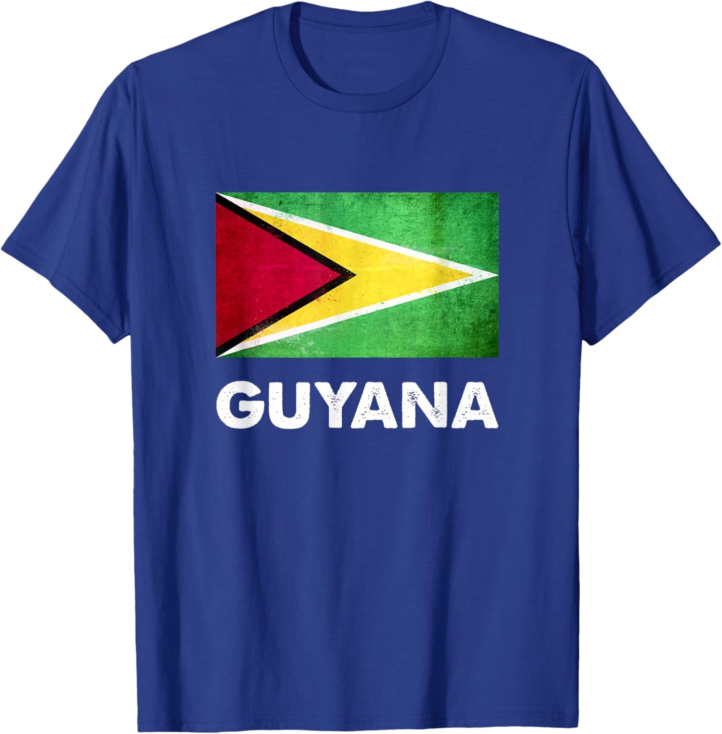 Guyana Flag Shirt | Guyanese T-Shirt - T-Shirt | Royal