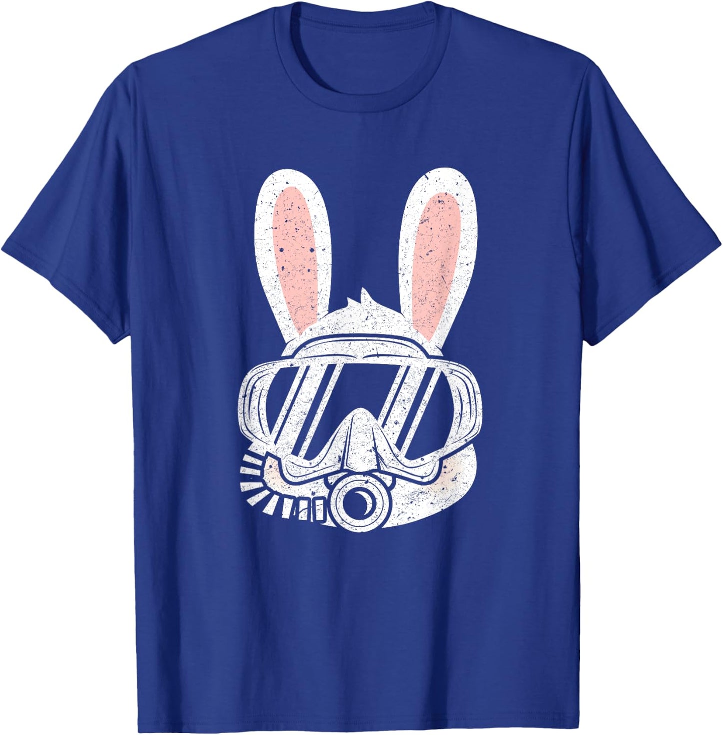 Diving Easter Bunny funny Rabbit Mask Egg Dive design & Gift T-Shirt - T-Shirt | Royal