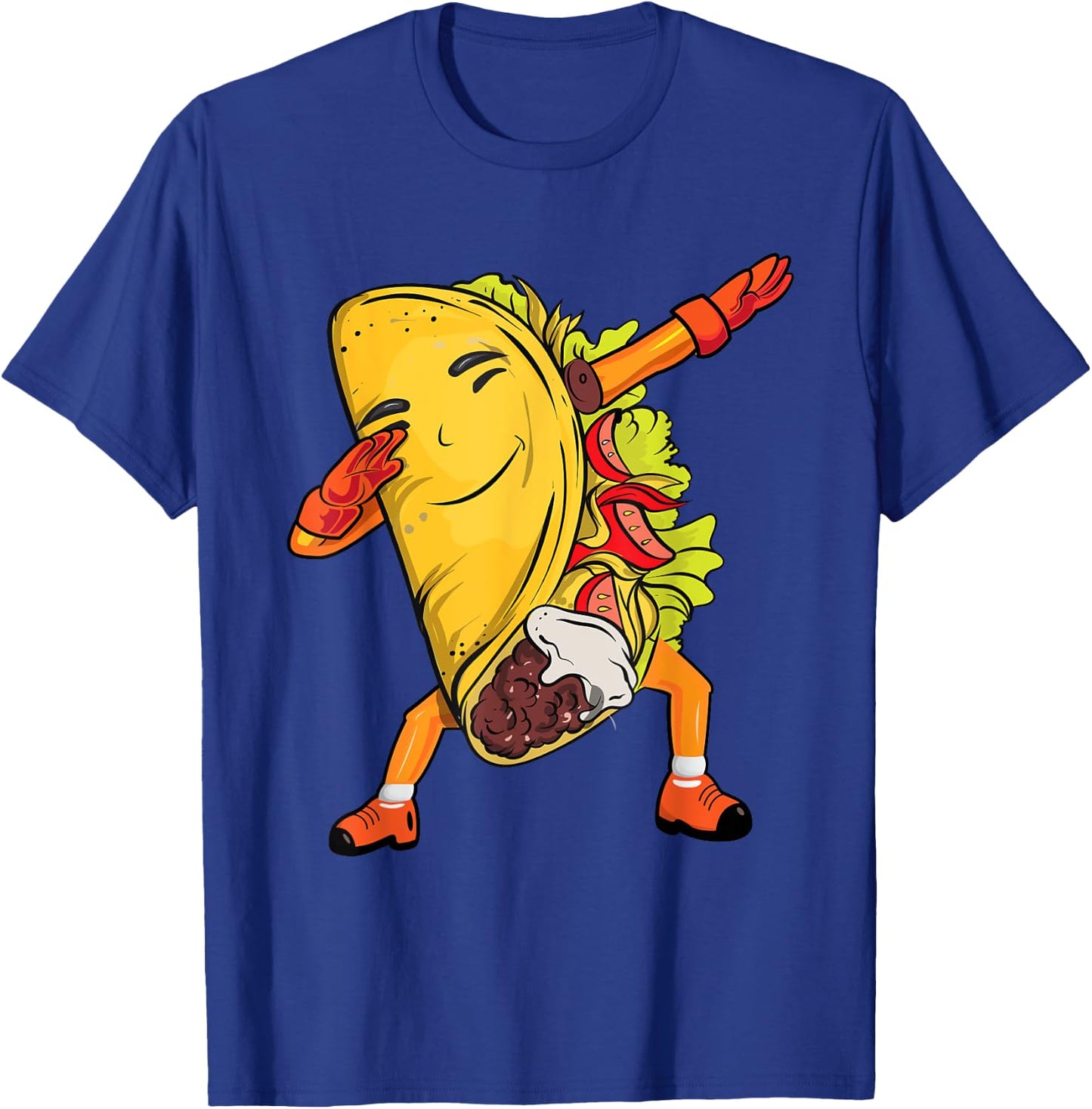 Dabbing Taco Funny Tacos Cinco De Mayo Kids Boys Pajama T-Shirt - T-Shirt | Royal