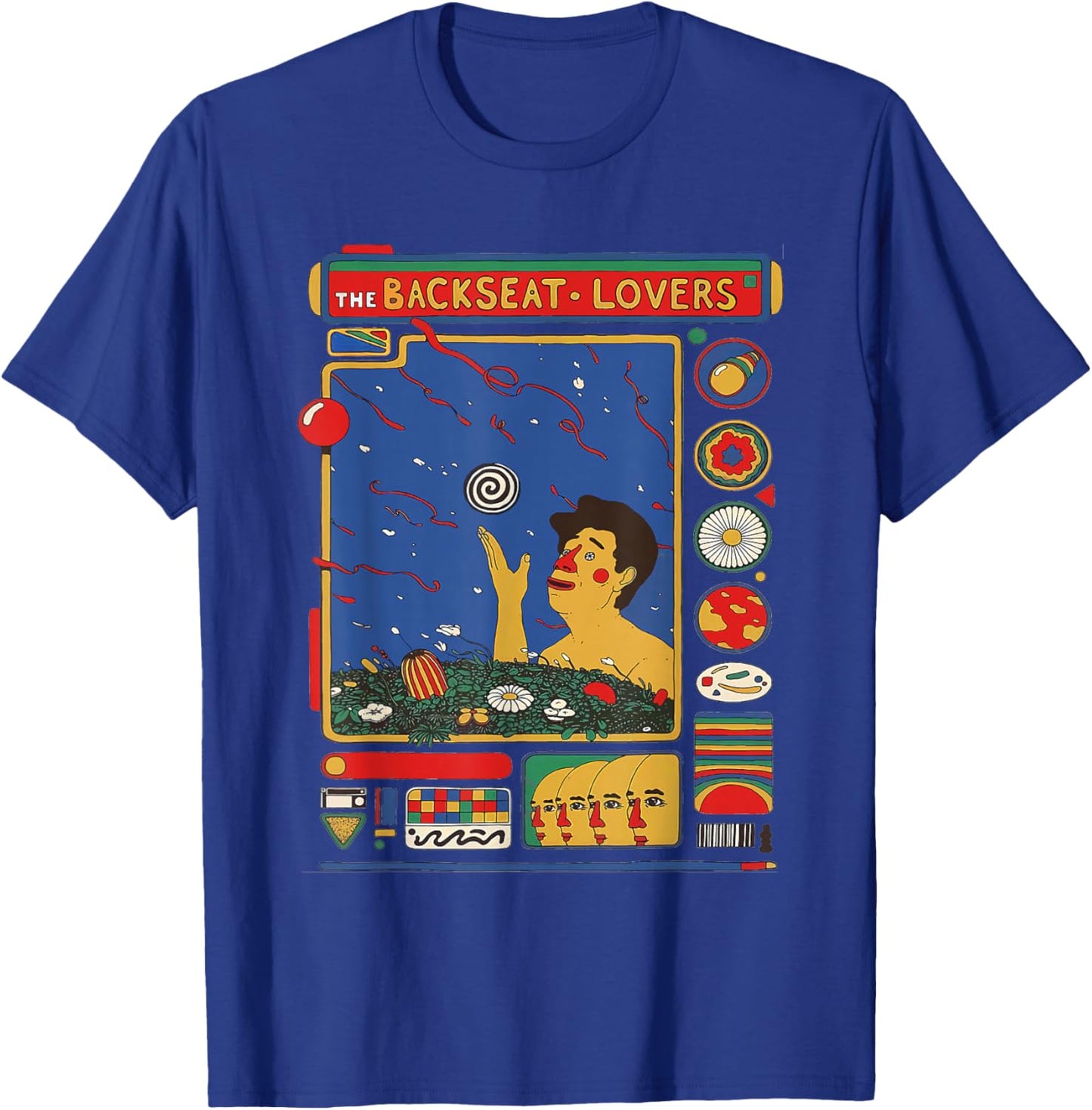 Retro The Backseat Lovers Waiting to Spill Love Music Lover T-Shirt - T-Shirt | Royal