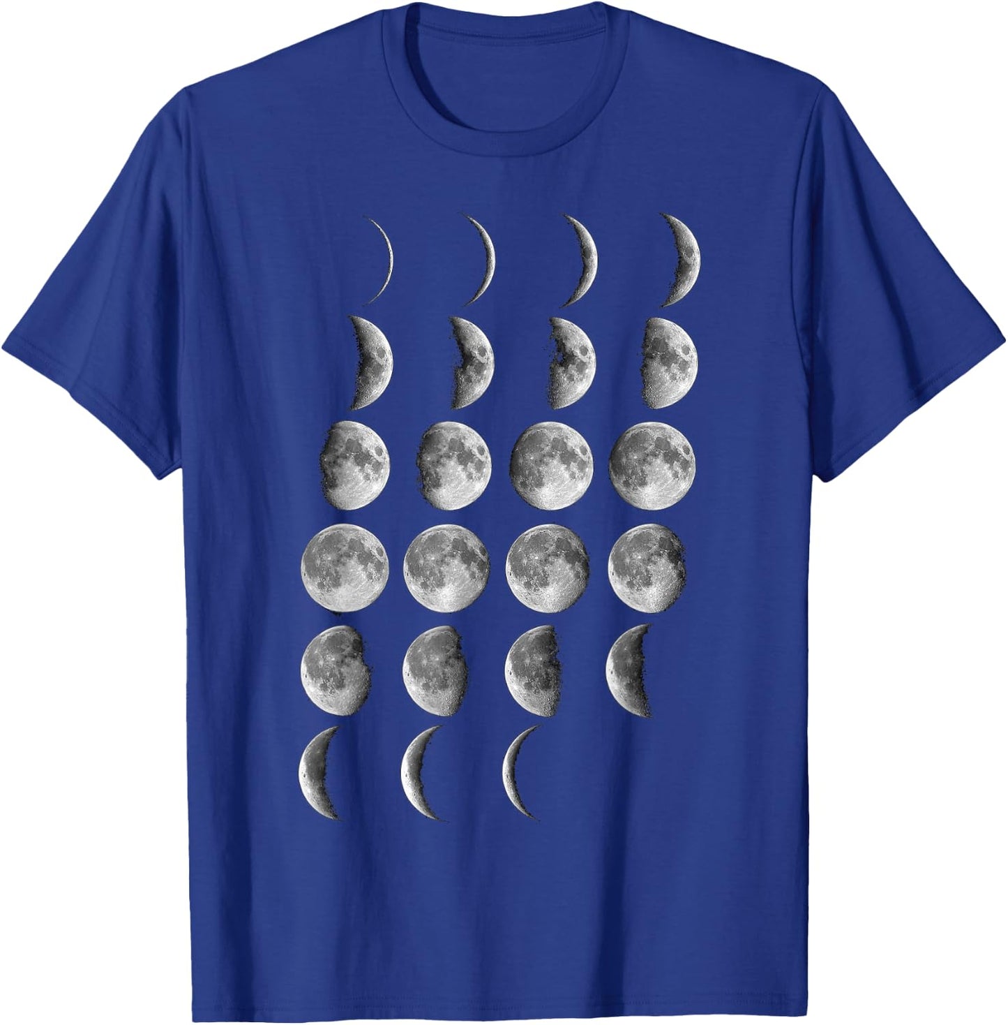 Nerdy Leonard Moon Phases Space Science Student Teacher Gift T-Shirt - T-Shirt | Royal