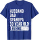 Husband Dad Grandpa 80 Year Old Legend 80th Birthday T-Shirt - T-Shirt | Royal