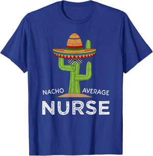 Fun Nursing Appreciation Humor | Funny Female & Male Nurse T-Shirt - T-Shirt | Royal