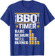 BBQ Timer Grilling Barbecue Smoking Meat Funny Pig Pork Rub T-Shirt - T-Shirt | Royal
