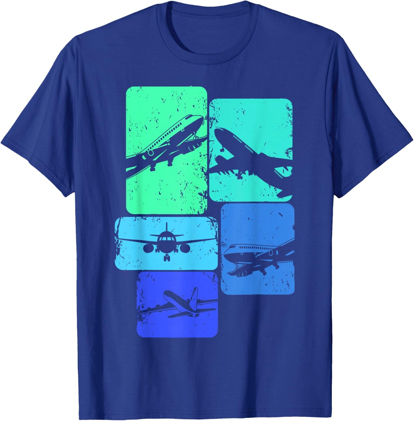 Airplane Pilot Plane Men Toddler Boys Kids T-Shirt - T-Shirt | Royal