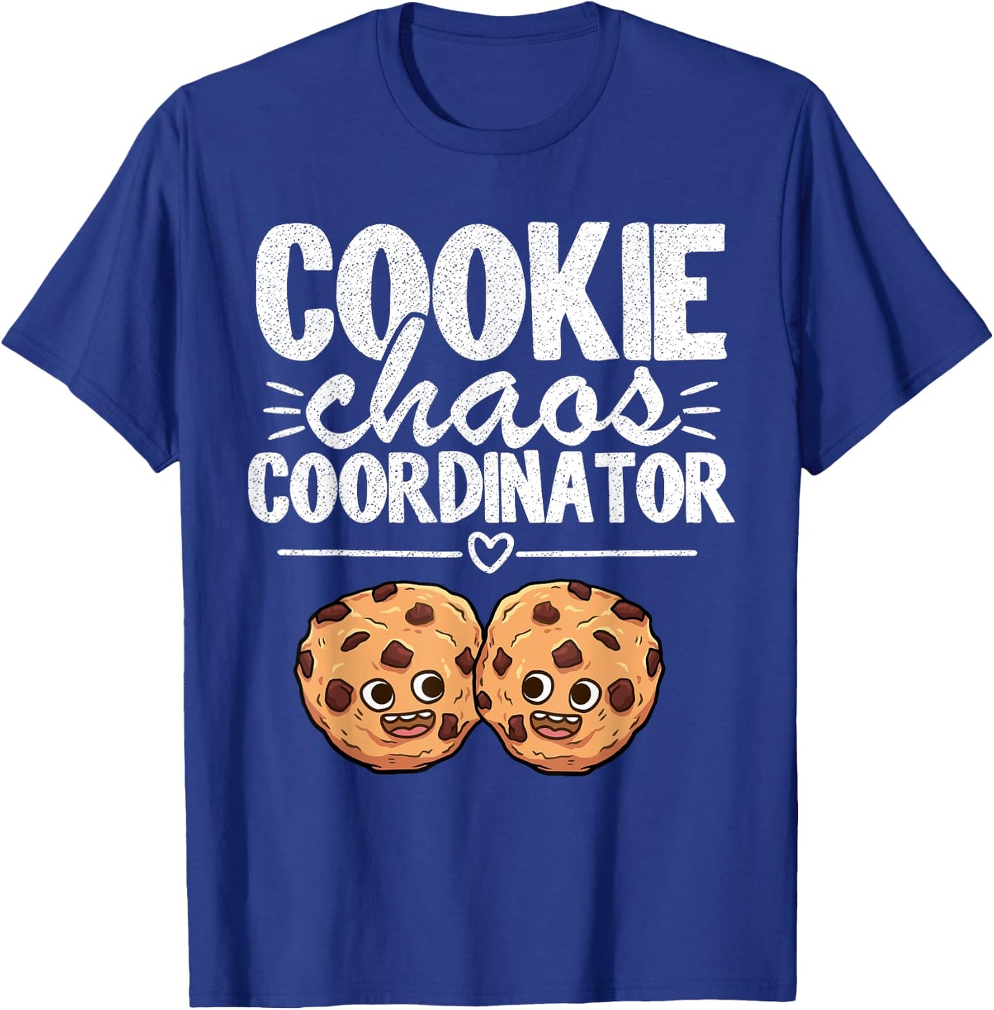 Cookie Chaos Coordinator Funny Scout Leader Cookie Dealer T-Shirt - T-Shirt | Royal