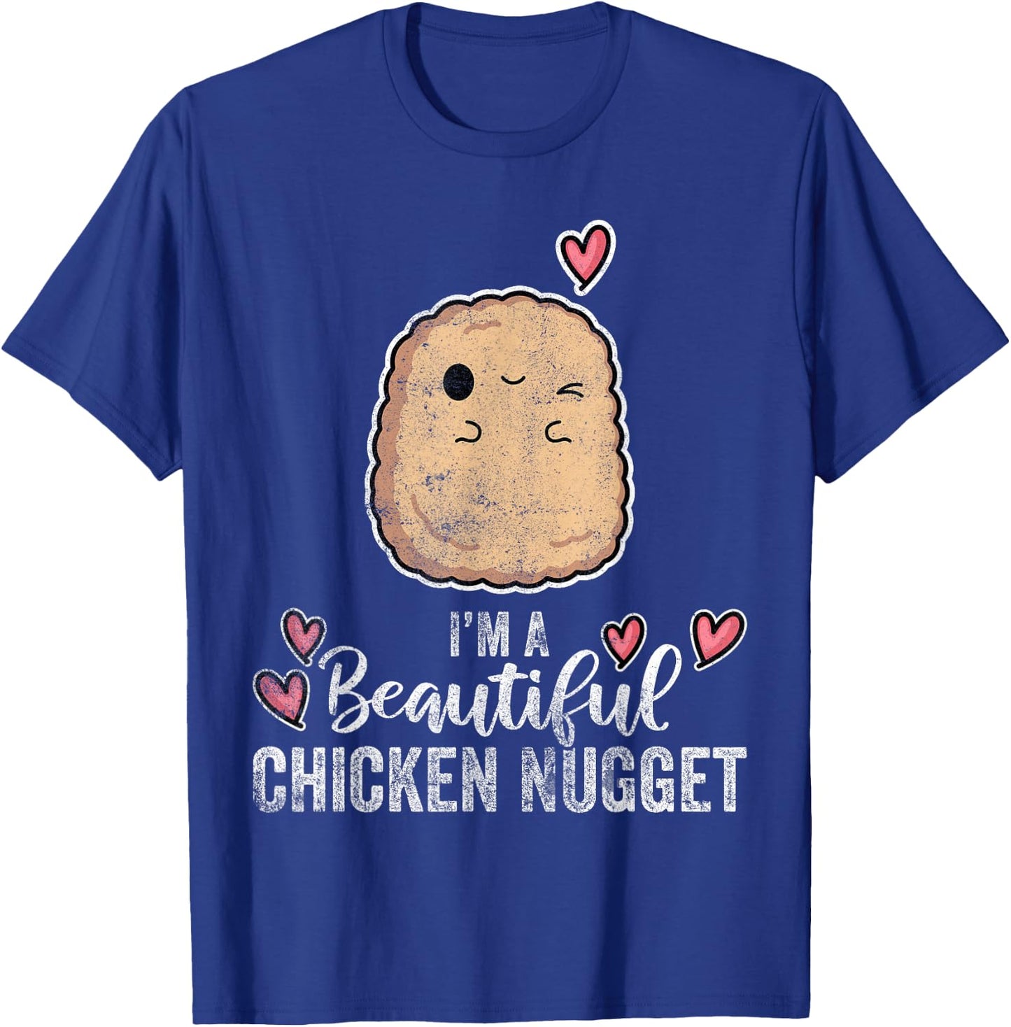 Ich bin ein schönes Chicken Nuggets Women Youth Children T-Shirt - T-Shirt | Royal