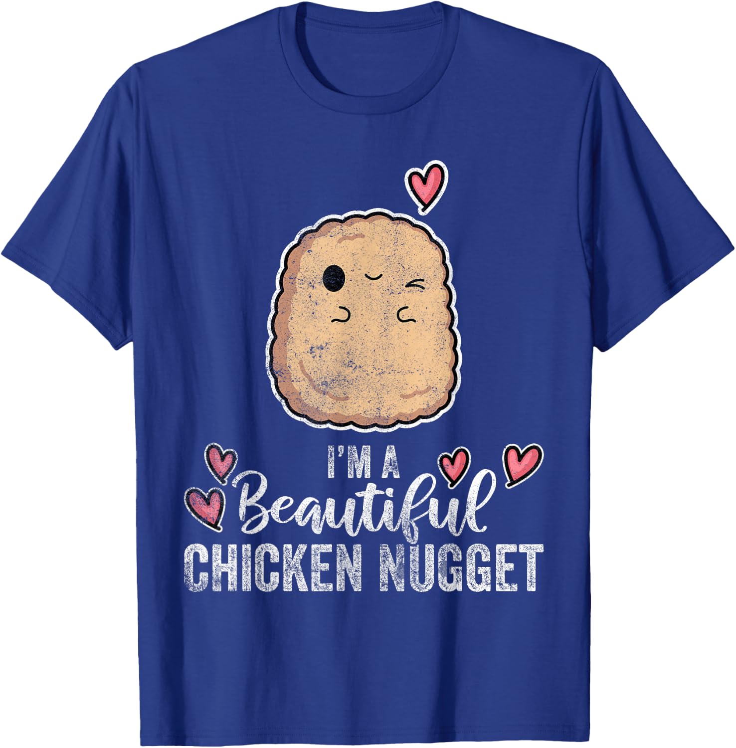 Ich bin ein schönes Chicken Nuggets Women Youth Children T-Shirt - T-Shirt | Royal