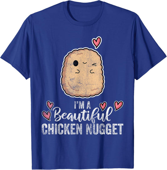 Ich bin ein schönes Chicken Nuggets Women Youth Children T-Shirt - T-Shirt | Royal