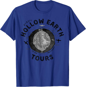 Byrd's Hollow Interior Earth Tours Gift T-Shirt - T-Shirt | Royal