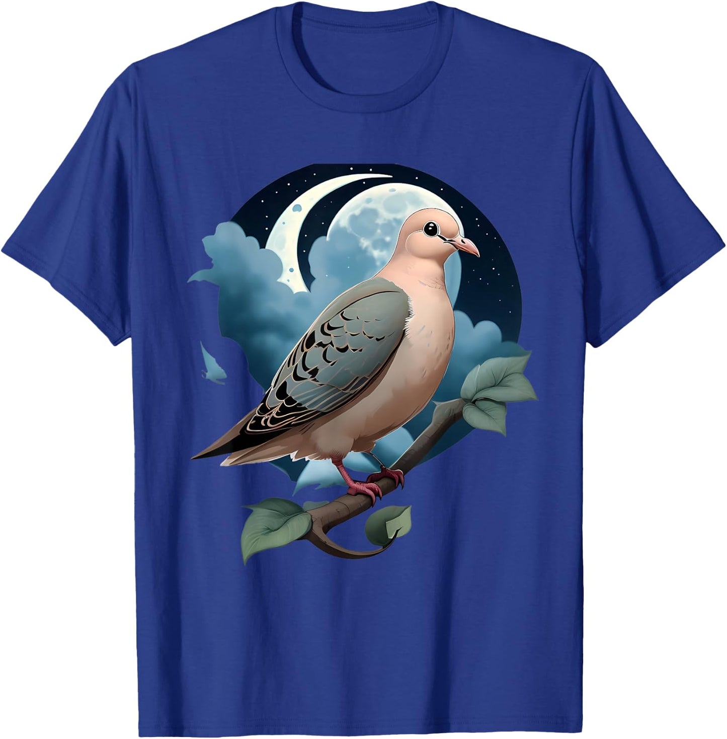 Vintage Style Mourning Dove T-Shirt - T-Shirt | Royal