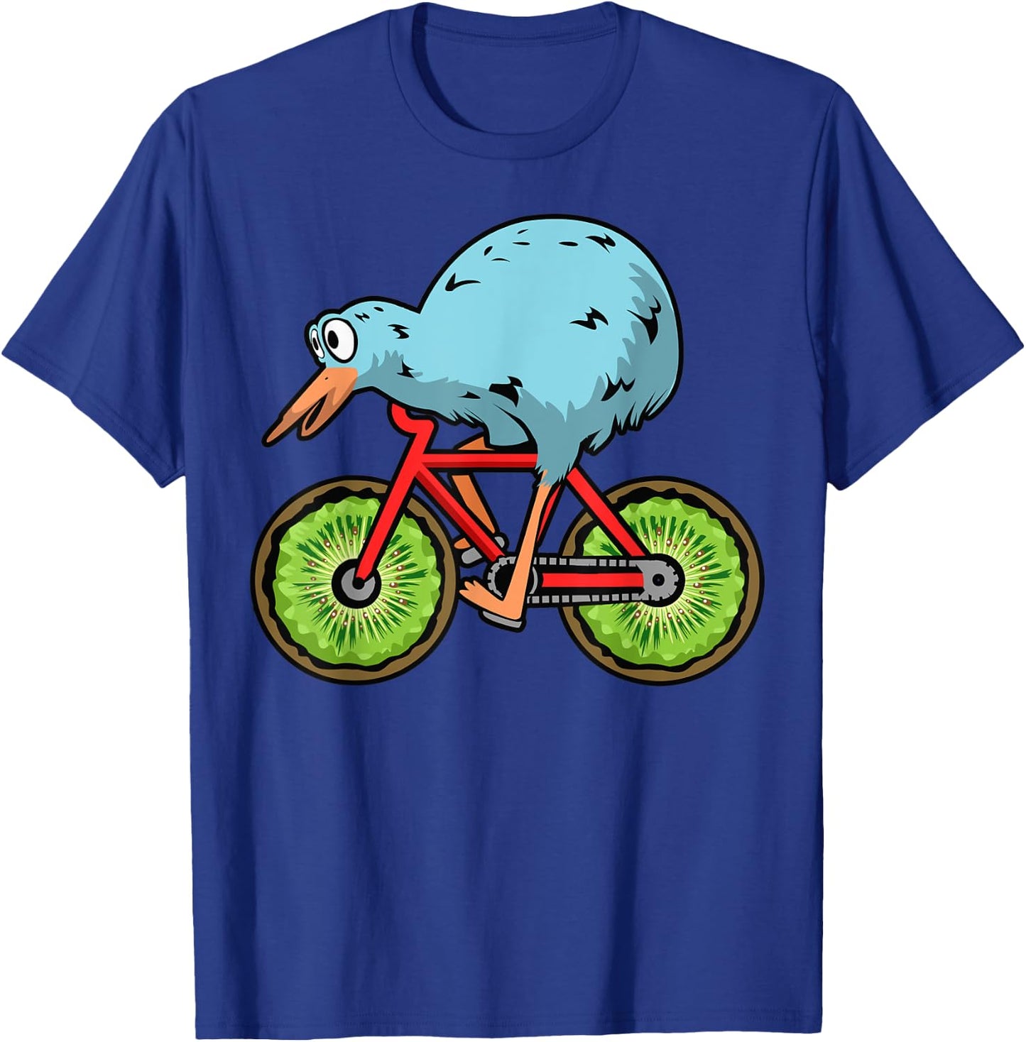 Funny Kiwi Gift Women Cool Kiwi Bird New Zealand T-Shirt - T-Shirt | Royal