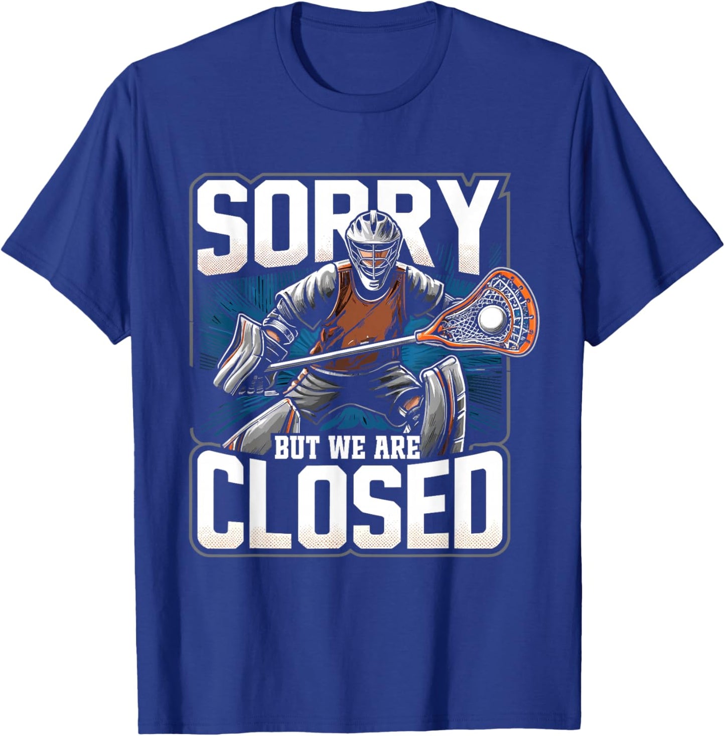 Lacrosse Lax Goalie Lacrosse Goalie T-Shirt - T-Shirt | Royal