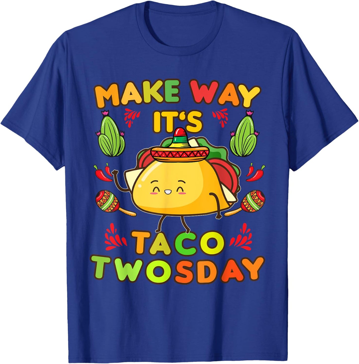 Taco Twosday Birthday Party 2nd Birthday party Taco Twosday T-Shirt - T-Shirt | Royal