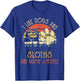 I Like Dogs And Sloths Maybe 3 People Gifts T-Shirt - T-Shirt | Royal