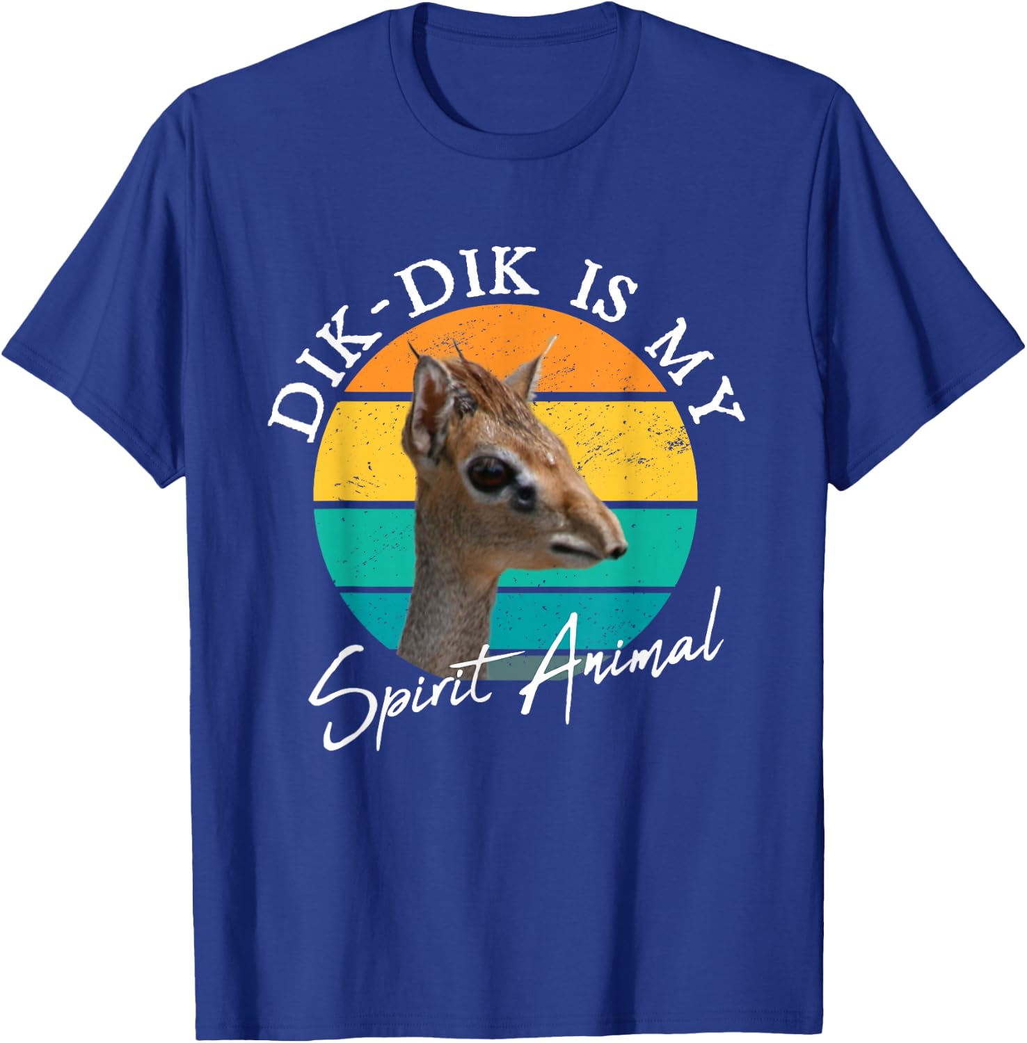 Dik Dik Is My Spirit Antelope Wildlife Africa T-Shirt - T-Shirt | Royal
