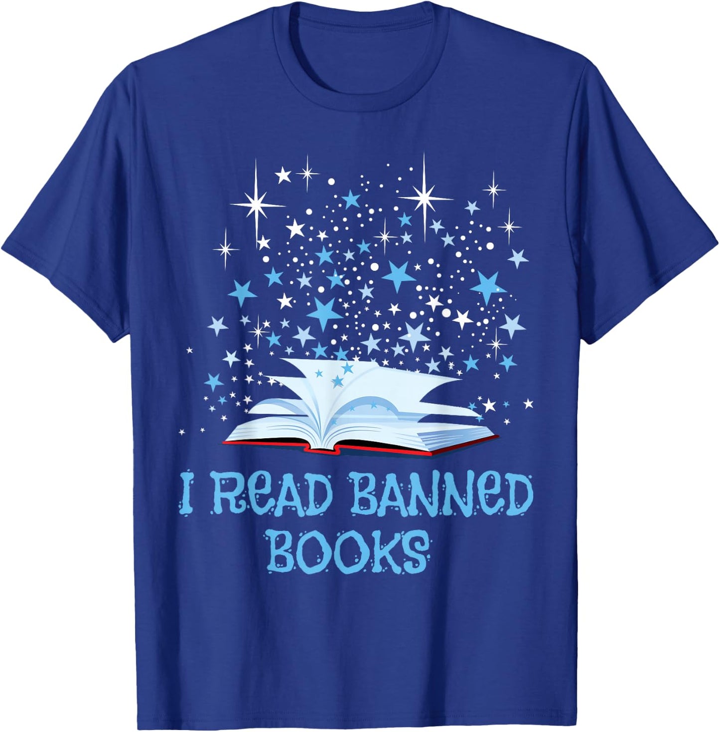 Bibliophile Book Nerd I Read Banned Books T-Shirt - T-Shirt | Royal