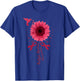 Sunflower Ribbon Multiple Myeloma Cancer Awareness T-Shirt - T-Shirt | Royal