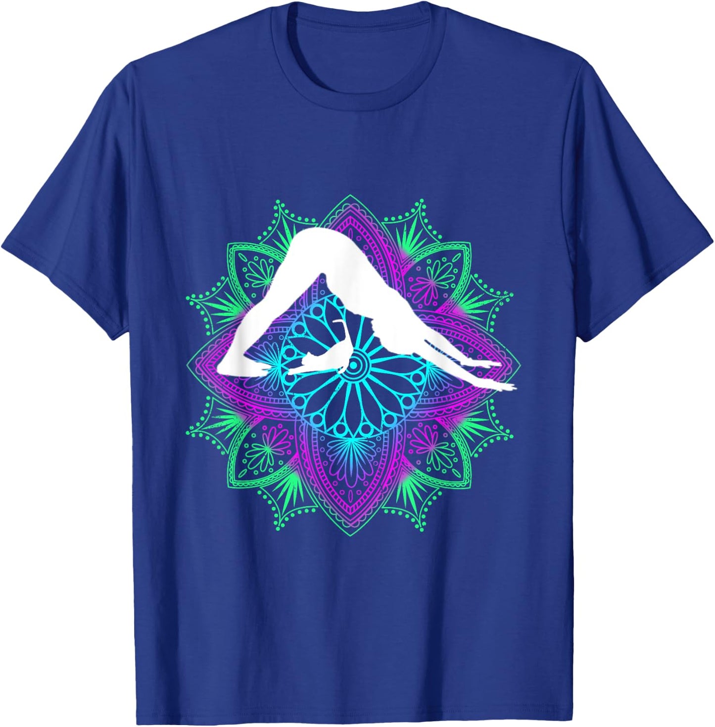 Yoga and cats yoga exercise stretching cat owner pets T-Shirt - T-Shirt | Royal