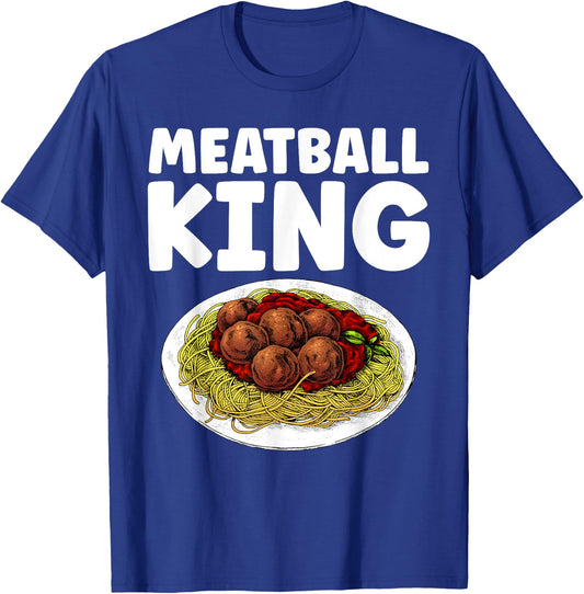 Funny Meatball Art Dad Boys Toddlers Meatball Lovers T-Shirt - T-Shirt | Royal
