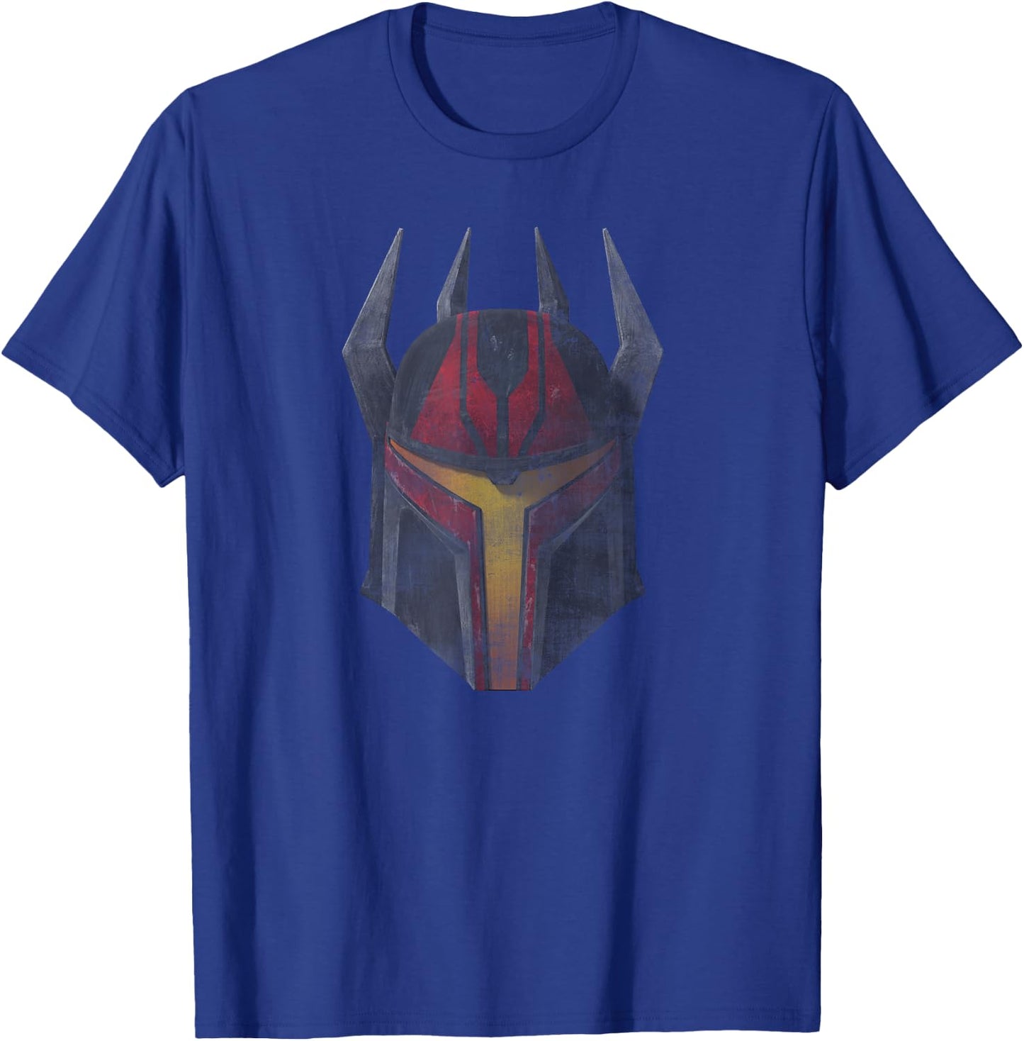 Star Wars The Clone Wars Super Commando Helmet T-Shirt - T-Shirt | Royal