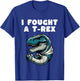 Kids Broken Arm Recovery Kids Boys Dinosaur T-Shirt - T-Shirt | Royal