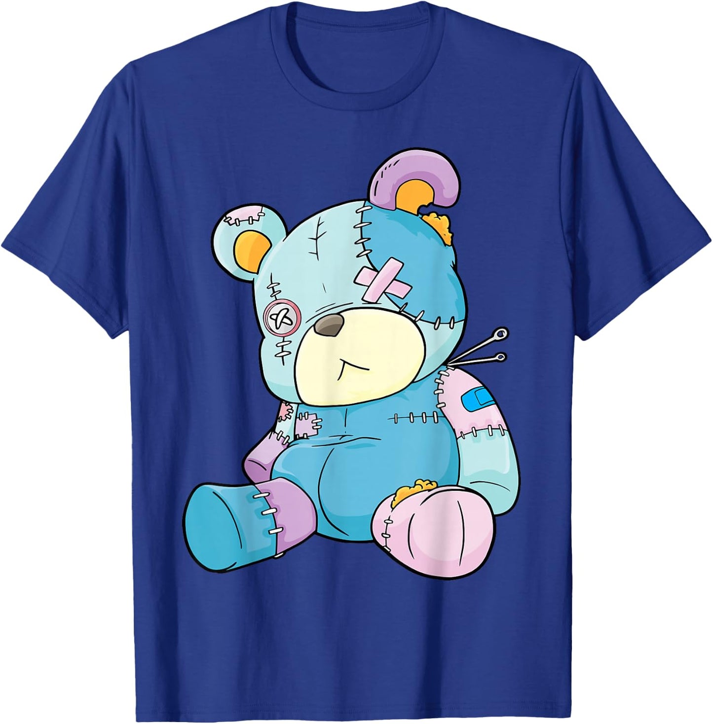 Pastel Gothic Teddy Bear Nu Goth Menhera Kawaii Anime T-Shirt - T-Shirt | Royal