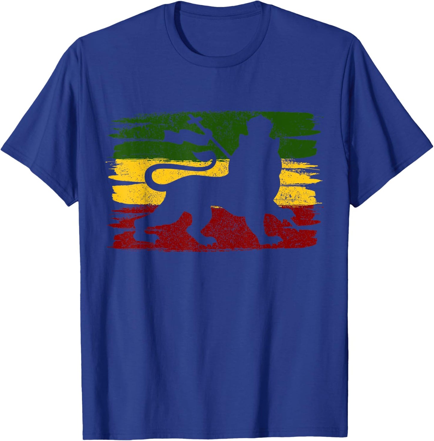 Rastafari Jamaica Reggae Music Rasta Lion of Judah T-Shirt - T-Shirt | Royal