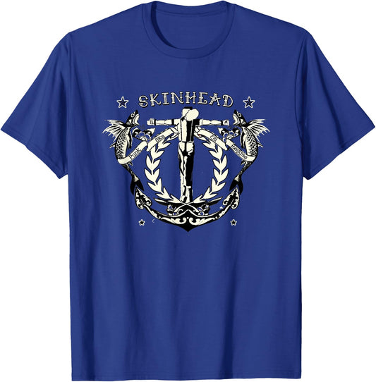 Tattoo Crucified Skinhead Shirt Punk Ska Oi Reggae T-Shirt - T-Shirt | Royal