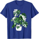 Variegated Monstera Deliciosa Variegata House Plant Ear T-Shirt - T-Shirt | Royal