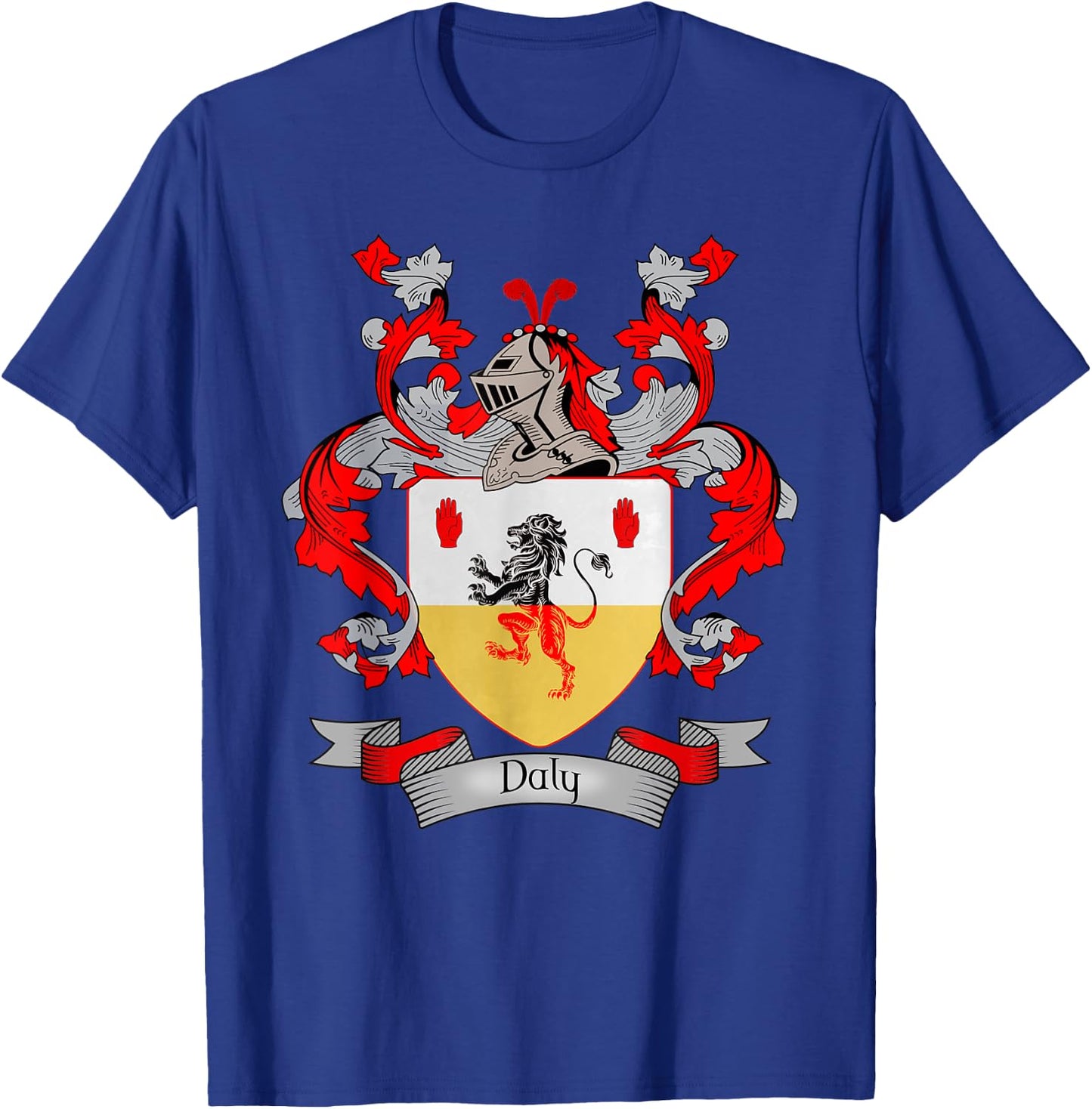 Daly Coat of Arms | Daly Surname Family Crest T-Shirt - T-Shirt | Royal