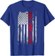 Best Poppi Ever American USA Flag Poppi T-Shirt - T-Shirt | Royal