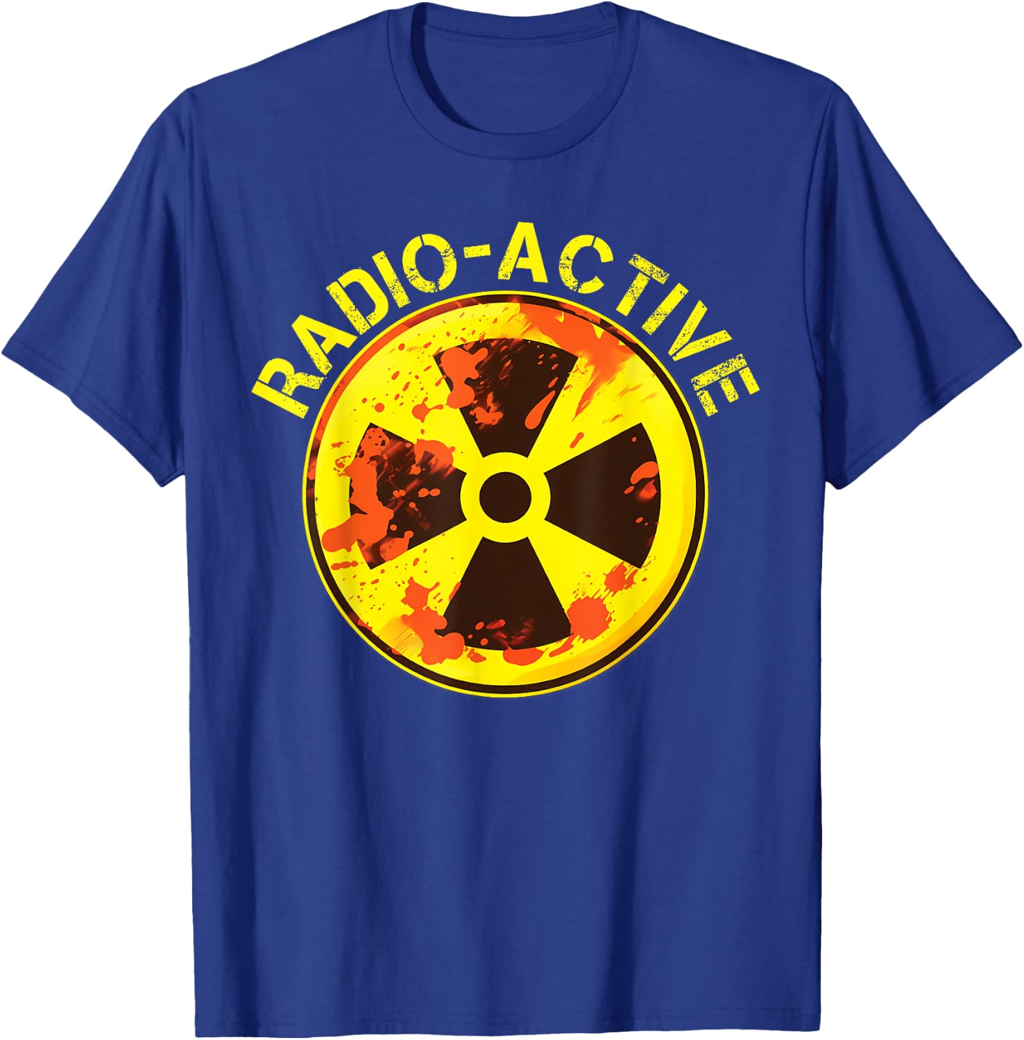 Radioactive Nuclear War Symbol Radio-Active T-Shirt - T-Shirt | Royal
