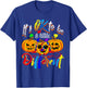 Halloween Autism Pumpkin It's OK To Be a Little Different T-Shirt - T-Shirt | Royal