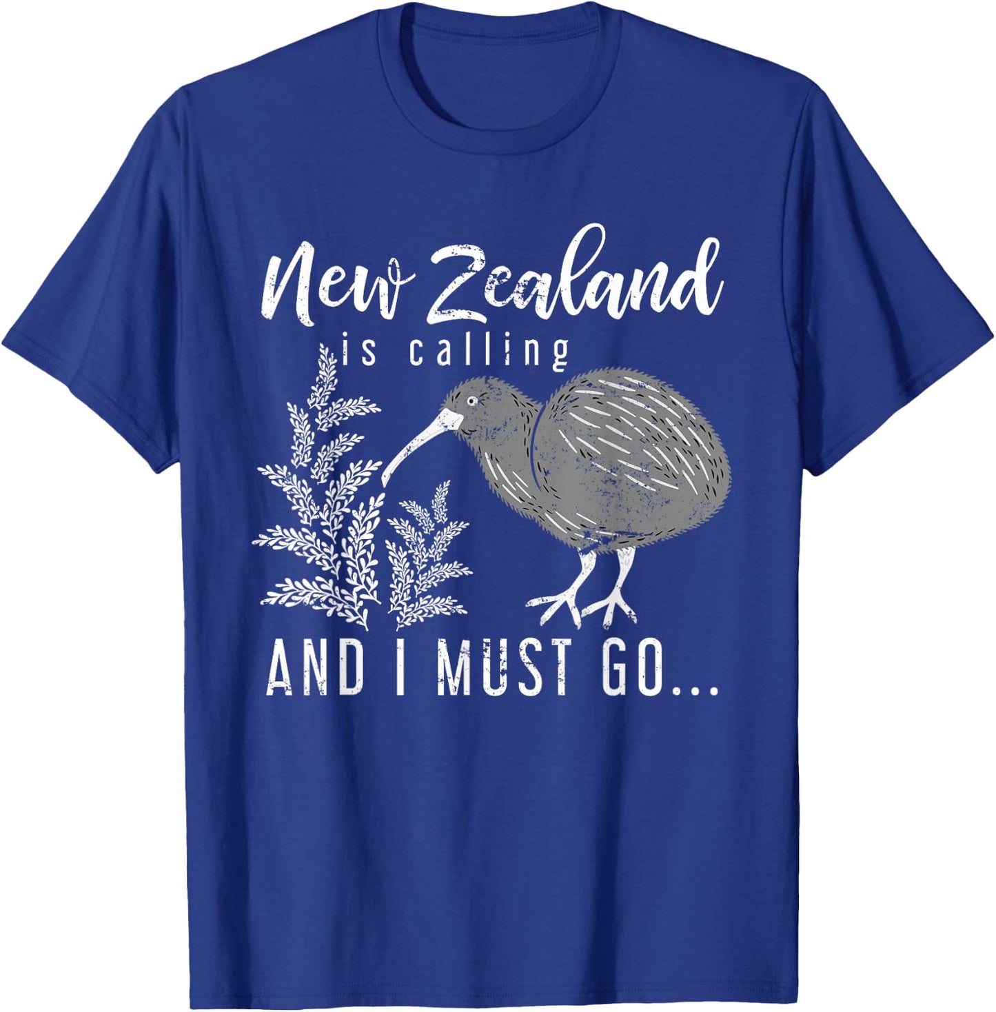 New Zealand Is Calling And I Must Go New Zealand T-Shirt - T-Shirt | Royal